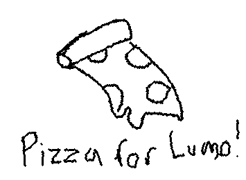 Here you go lumo some food