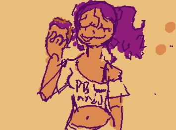 Silly's comfort food is PB&J's