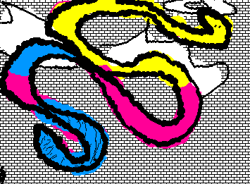 Angel worm that was dipped into wax but the blue side was dipped 278 times.