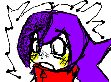 Zip! AKA Zippy, I guess it's my OC? The red jacket is originally white, but since there wasn't a lot of colour I decided to make it red here :)