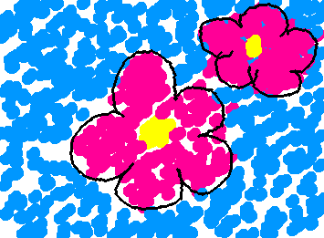 前回好評だった(？)妹の絵(次女の)