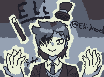 @Eli-draws this was long overdue...I think it has aura though 🖤🩶🤍