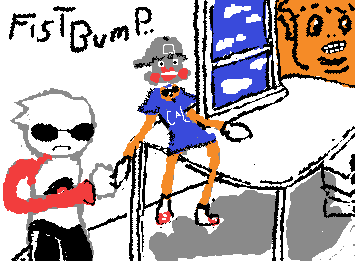 Lil Cal' and Dave sorting out their disgrievences, yooooo yo this stupidly took so long but w homstuck