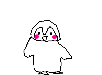 1分でペンギン書いてみた!