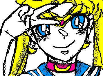 I drew Sailor Moon!