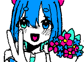 40人フォロワー達成のイラストなんか気持ち悪いけど、40人ありがとう!