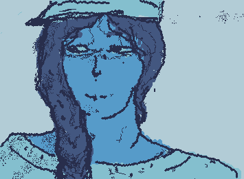 Blue portrait🔷
