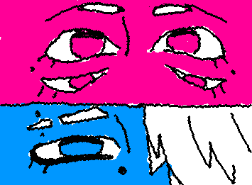 Tv girl with my oc’s eyes :P
