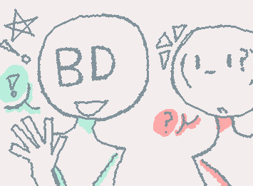 My two silly stickfigure ocs ^-^. The 'BD' one is Shades and the ('-'?) one is emojikin