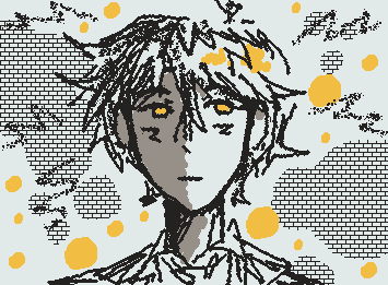 Harryyyyyyyy (OC) except he’s emo because his girlfriend is missing🥀🥀🥀