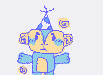 Yellow 🌀 Blue Monkey!!