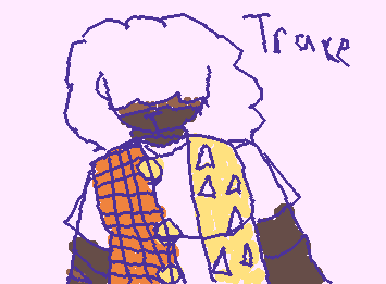 Trace :D the shirt is supposed to be blue but yk... only 4 free colors