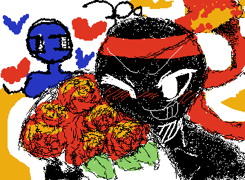 チャンクxヨーヨーです！！！！誰かYo-Yo描いてくれるペアイラストみたいの描いてくれませんか！？！？！？？
