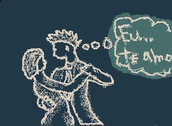 Dancei contigo uma vez na vida, mas agora preciso dançar contigo mil vezes.