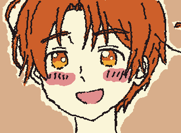 ヘタリアのイタリア描いてみたけど難しかった😭頑張った私偉いよね?