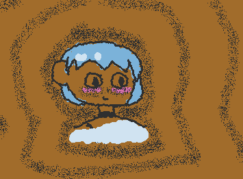 Carla <33 they're a blue haired person :] idk