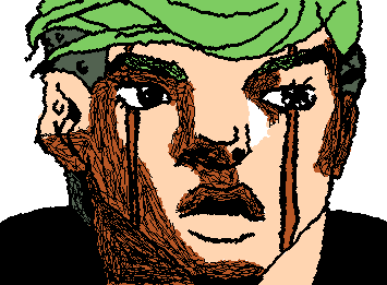 Joubin from JoJolion. He has infinite drip.