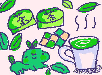 抹茶のお菓子達!皆様、よければコメントで何が食べたいか言ってクレメンス;;