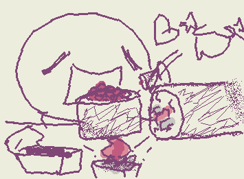 Lil'Billy eatin sushi :3 Cuz im cravin sushi ( ≧Д≦)... but if i can't have, i'll be genorous and let Billy have it <3