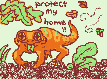 Nigel Newt! He is the new Smokey Bear