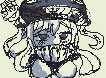 ヲ級ちゃん　　実は顔描くの苦手なんだ…