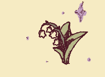 Lily of the Valley, If you see one don't touch it it's toxic just know it means good luck