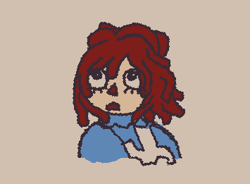 Raggedy art for my Raggedy twin