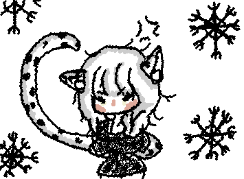 Snow leopard or a white Bengal cat? :o