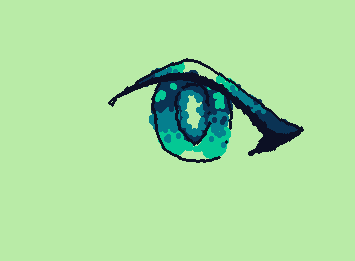 quick eye drawing cause i saw some people doing it