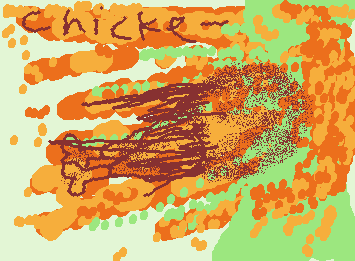 Chicken cooked at 1000 ce-