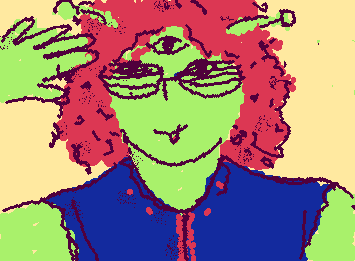 Alien lady👽🛸 Doodle/ I just realized I post a lot and there's a ranking? for most posts of the month...Maybe I'll be on it??🤔😸