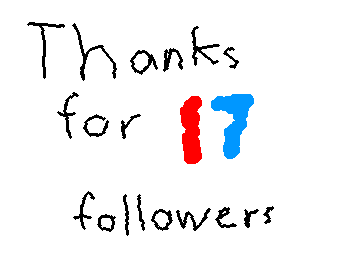 Thanks for 17 followers!