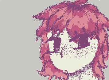 art, yipee. strawberry lookin girl