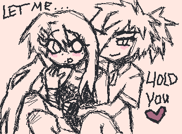 [ "Let me... hold you." ] I feel single than ever