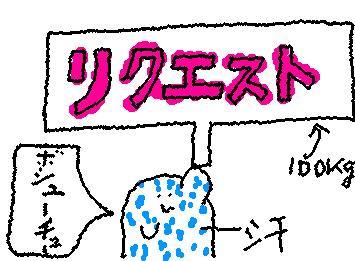 リクエスト募集してます。僕が書いた絵見たらわかりますがマジで絵が下手なのでできるだけ簡単なやつでお願いします。