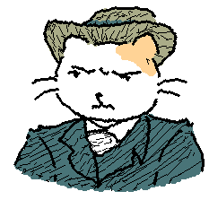 Pyrizhok the Cat in Pixel Style "Pyrizhok the Cat and Self-Portrait with Grey Felt Hat(Vincent van Gogh)".