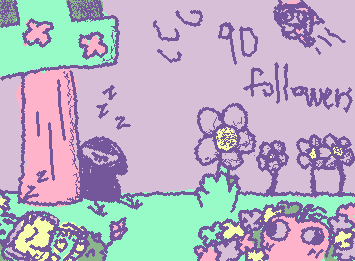 Reached 90 followers!we are so close to the first checkpoint,hope you guys can help me make it there by the end of the month!