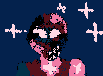new version of the black widower called the cosmic widower still toying with the color scheme but thought this was cool.