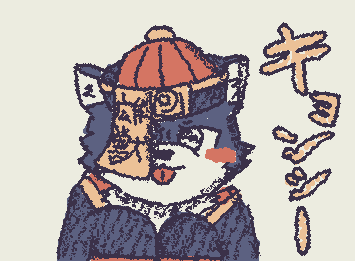 アイコンのキョンシーちゃん単体です