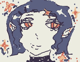 i had another one of this but her eye was a little different. but it didnt make it cause people would think its super weird. (ilovewierd)