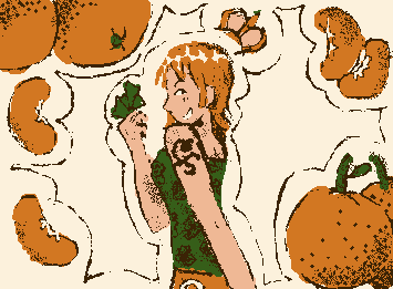 All she wants is money and tangerines o(≧▽≦)o🍊🍊