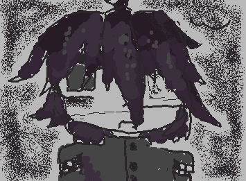 pre-game kokichi even tho i made him look rlly ugly :<   (pre-game kokichi is so cute ahhh ;333)
(〒﹏〒)