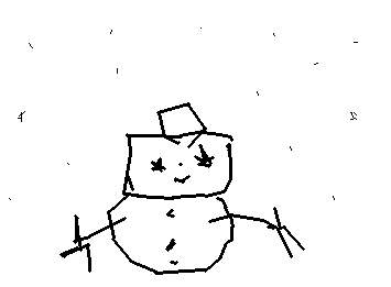 ひとりぼちのゆきだるま