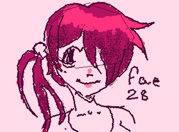 HERE IS MY OC!!! @Melee can you draw her????