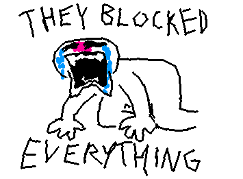 MY SCHOOL JUST BLOCKED LIKE EVERYTHING HALF MY YT PLAYLIST IS GONE AND I CANT LISTEN TO SHERLOCK & CO ON HERE ANYMORE WHAT THE FREAK BRO IM GONNA EXLPODE