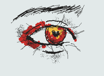 Mi Primer dibujo un ojo que no dice mucho