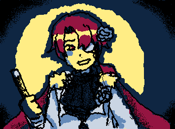 So... @Eli-draws here's DrComplex, the illusionist of Eli's Silly Circus! Sorry if his design looks COMPLEX (get it? 🤓) due to the spotlight thing