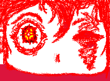 In the middle of the water