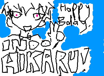 Quick doodle for Hikaru's birthday! 20/3