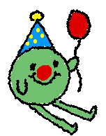 Creature Art: Peatunia. She is a pea and EVERYDAY is her birthday, so wish her Happy Birthday!